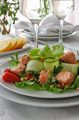 Salmon Salad - Part of an anti-inflammatory diet